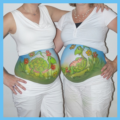 bellypainting